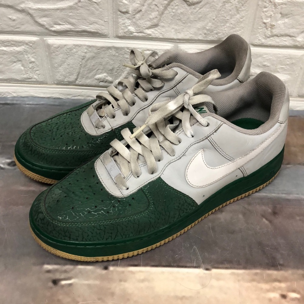 Size 10 - Nike Air Force 1 Low Gray Green - 317295-013